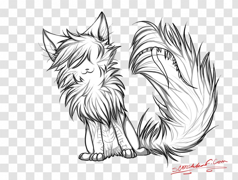 Dog Whiskers Line Art Feather Sketch - Heart Transparent PNG