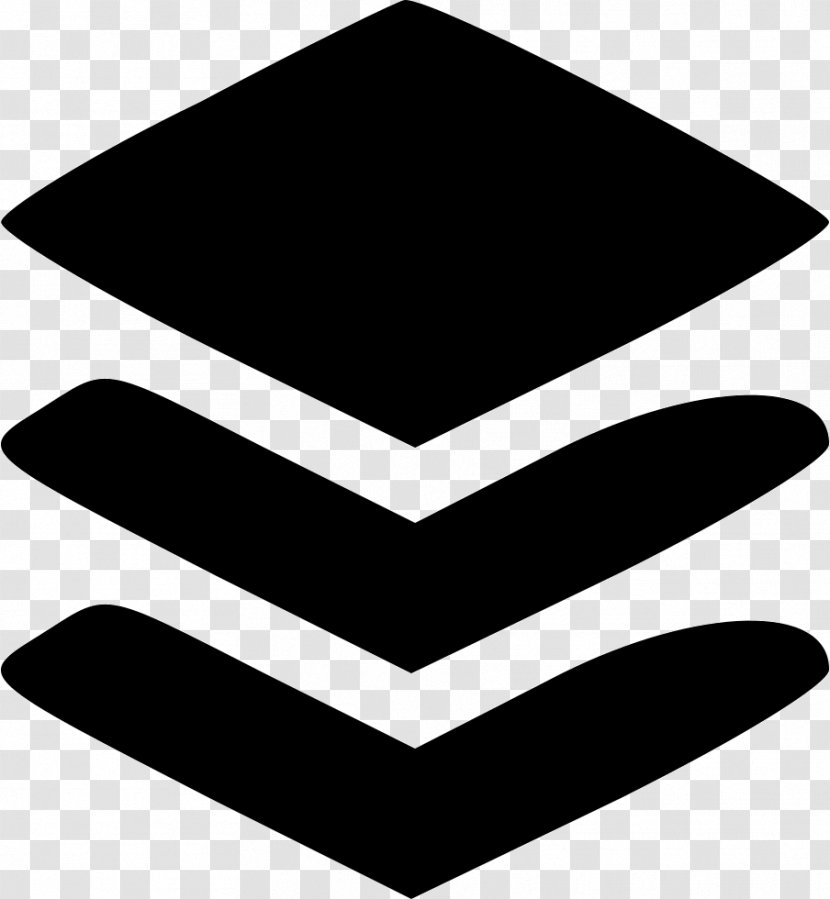 Line Angle White Logo Clip Art - Black M Transparent PNG