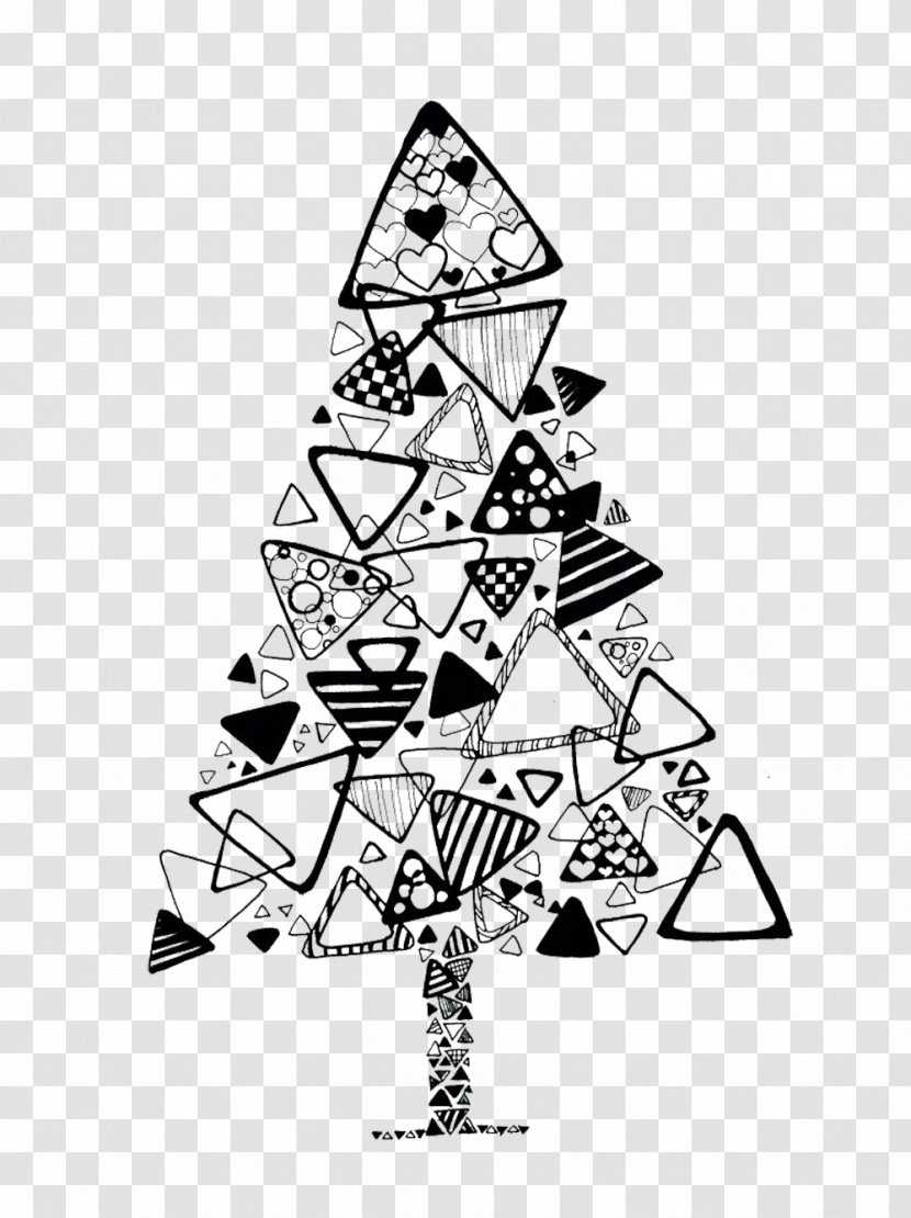 Christmas Tree - Black Candy Picture Material Transparent PNG