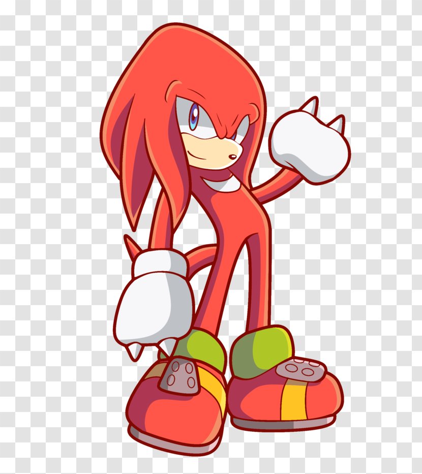 Sonic & Knuckles The Echidna Adventure Hedgehog 2 Tikal - Silhouette - Red Fist Transparent PNG