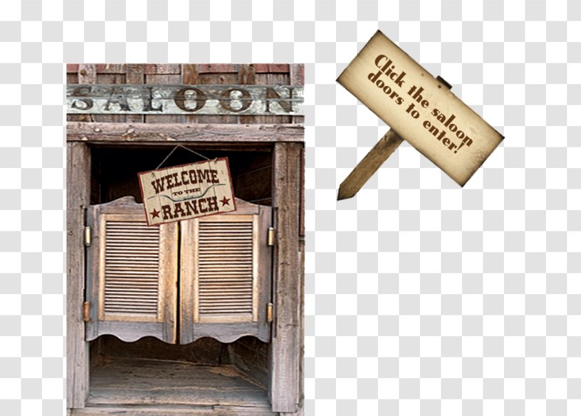 Door Western Saloon Mural Wood Wall - Barn Transparent PNG