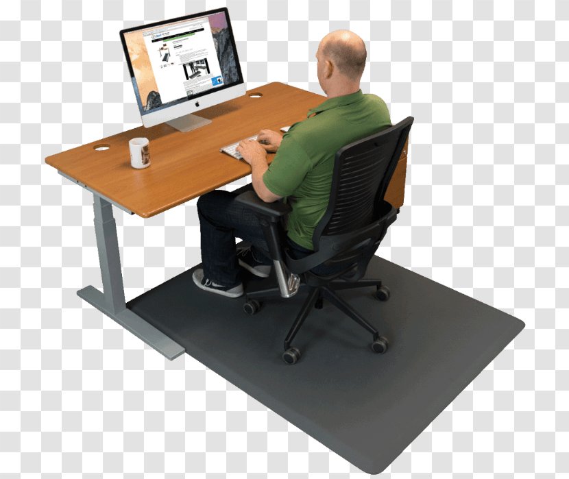 Standing Desk Sit-stand Office & Chairs - Chair Transparent PNG