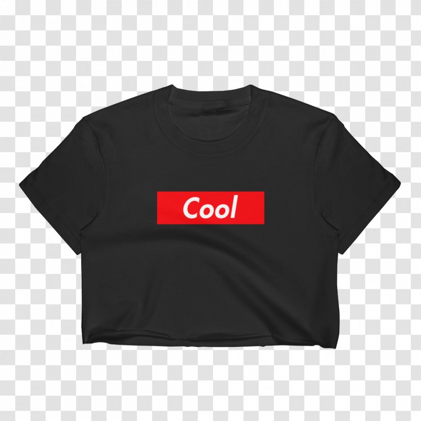 T-shirt Crop Top Logo Product - Outerwear Transparent PNG