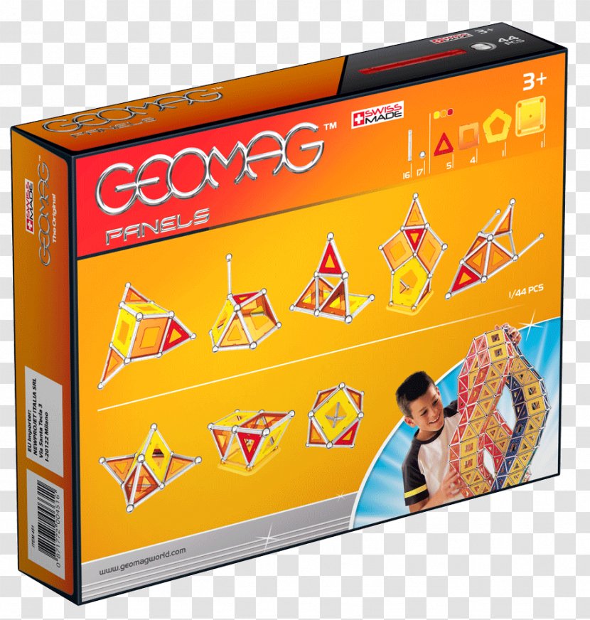 Amazon.com Geomag Construction Set Toy Game - Yellow Transparent PNG