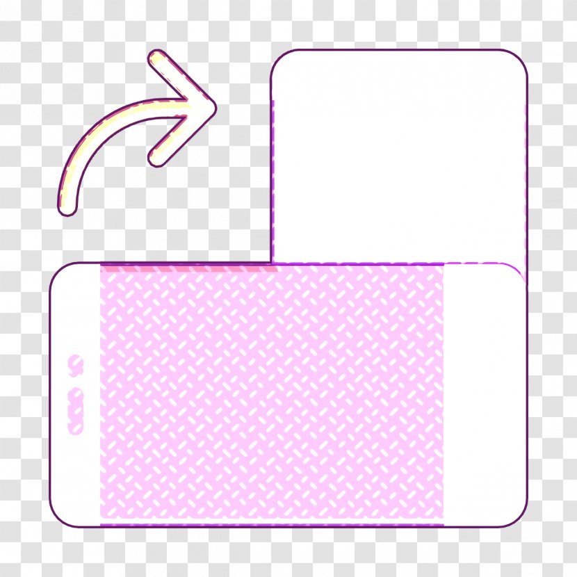 Essential Icon Smartphone - Lilac - Magenta Material Property Transparent PNG