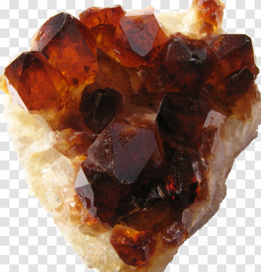 Citrine Crystal Cluster Amber Stone Of The Mind - Chakra - Minerals Transparent PNG