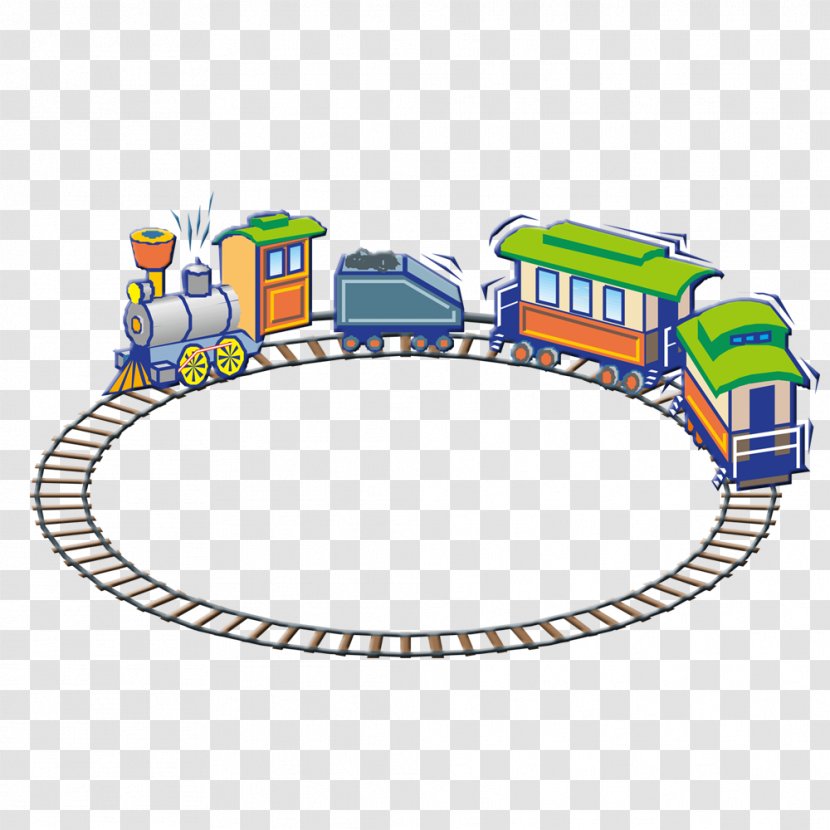 Toy Train Rail Transport Track - Area - Railway Transparent PNG