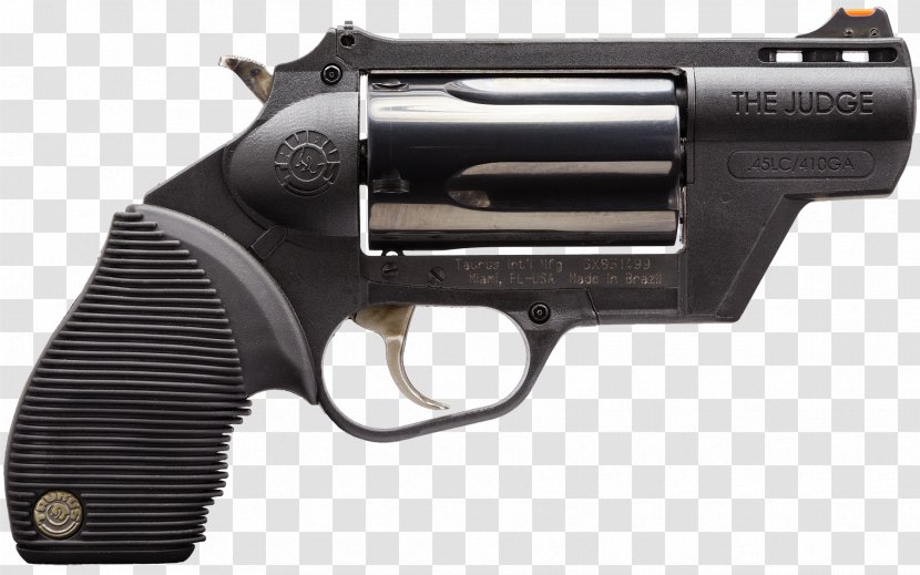 Taurus Judge .45 Colt .410 Bore Revolver Firearm - Gun Transparent PNG