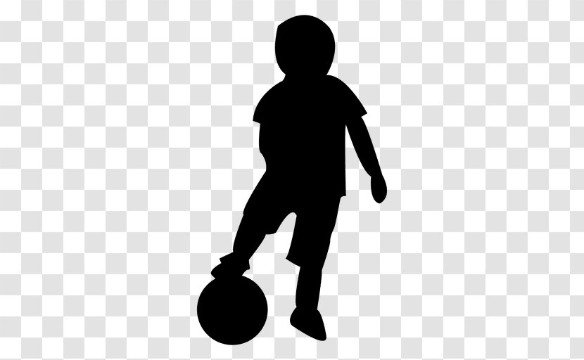 Ball Drawing Clip Art - Sports Equipment - Child Playing Silhouette Transparent PNG