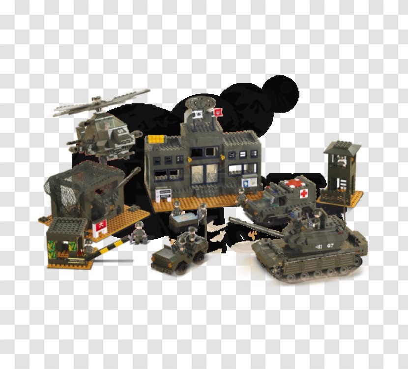 Sluban Building Blocks Army Series Headquarter Jeep Headquarters Toy Military - LEGO Ambulance Transparent PNG