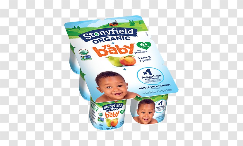 Baby Food Organic Milk Yoghurt Stonyfield Farm, Inc. - Fage Transparent PNG