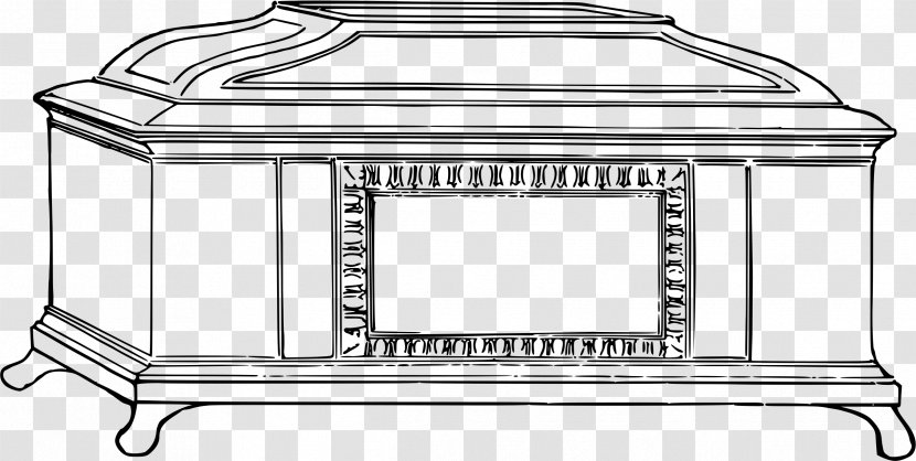 Drawing Image Caskets Art - Resting Frame Coffin Transparent PNG