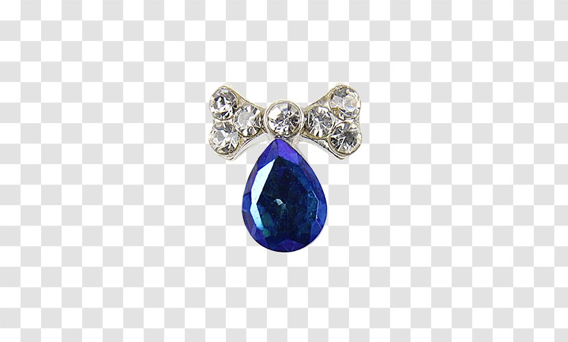 Sapphire Earring Charms & Pendants Silver Body Jewellery - Gemstone Transparent PNG