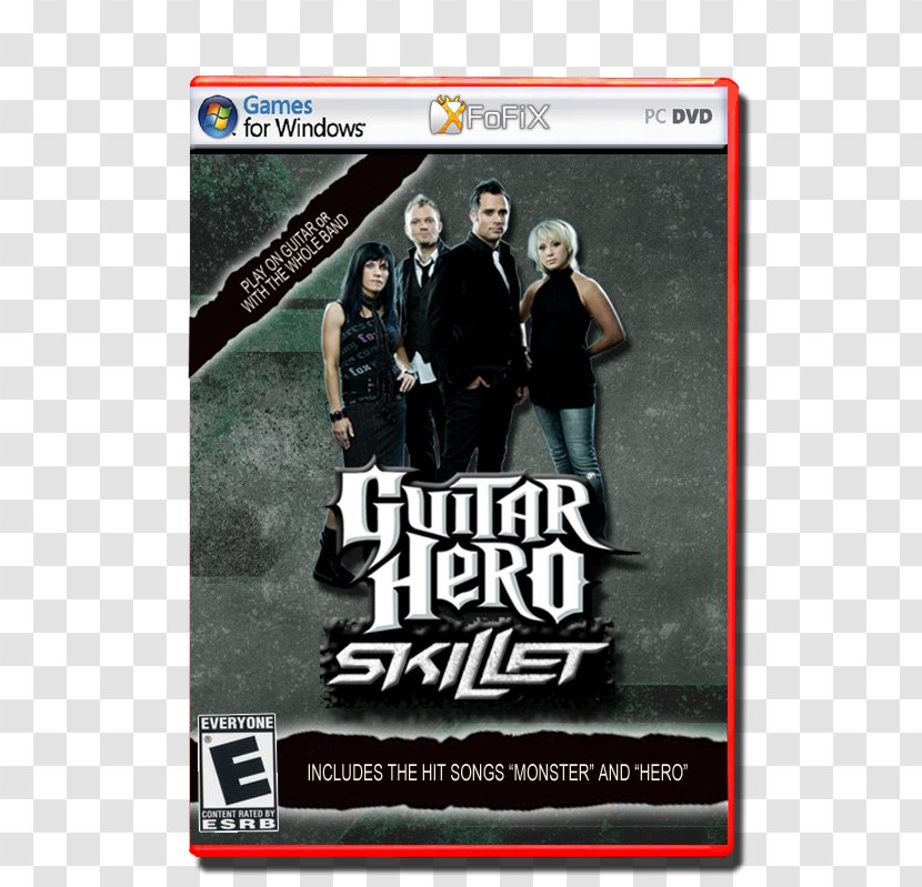 Guitar Hero Live Frets On Fire III: Legends Of Rock Skillet - Film Transparent PNG