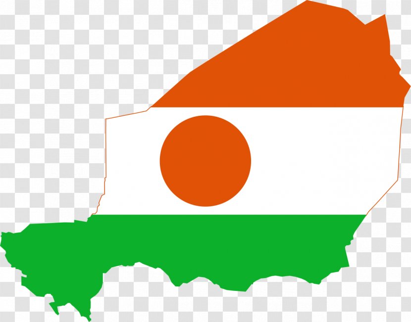 Flag Of Niger Map - Leaf Transparent PNG