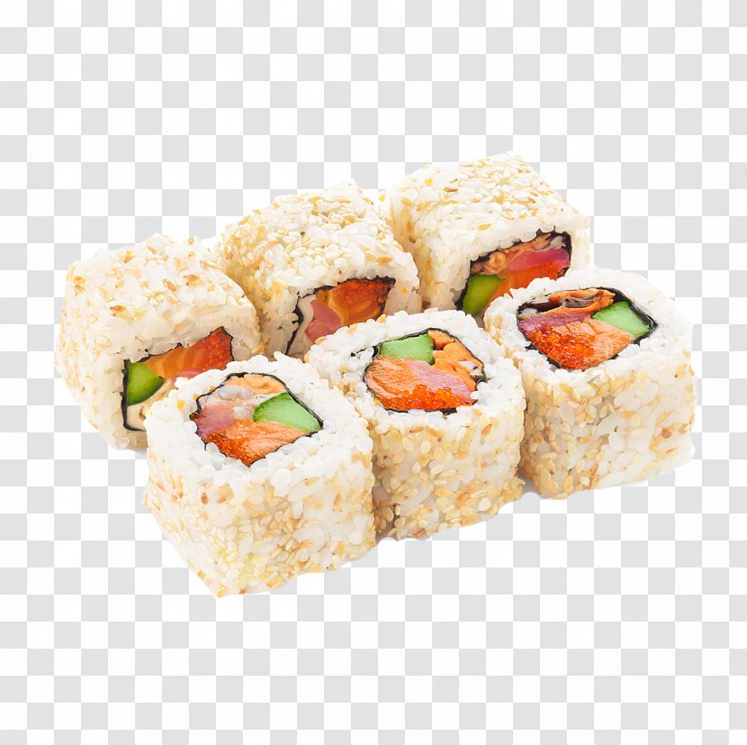 Sushi California Roll Makizushi Japanese Cuisine Gimbap - Vegetarian Food Transparent PNG