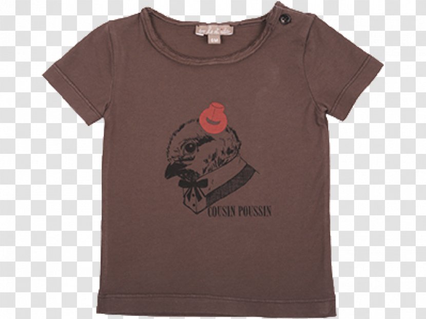T-shirt Shoulder Sleeve Font - Brown Transparent PNG