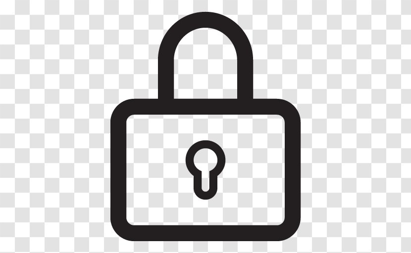 Rectangle Lock Logo - Bag Transparent PNG