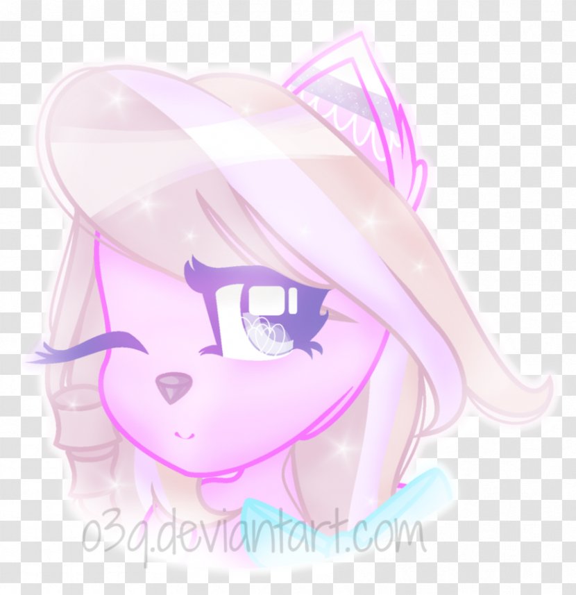 Lilac Nose Character - Pink Transparent PNG