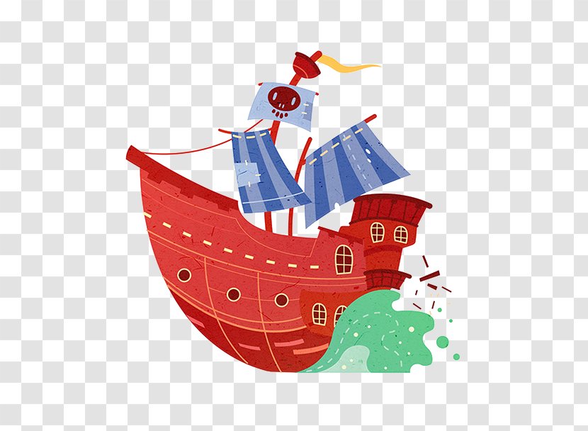 Cartoon Download Watercraft - Ship - Pirate Transparent PNG