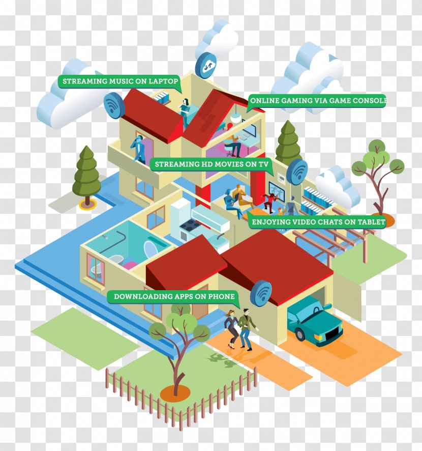 Home Automation Vector Graphics Royalty-free Internet Of Things Illustration - Diagram - Aup Pattern Transparent PNG