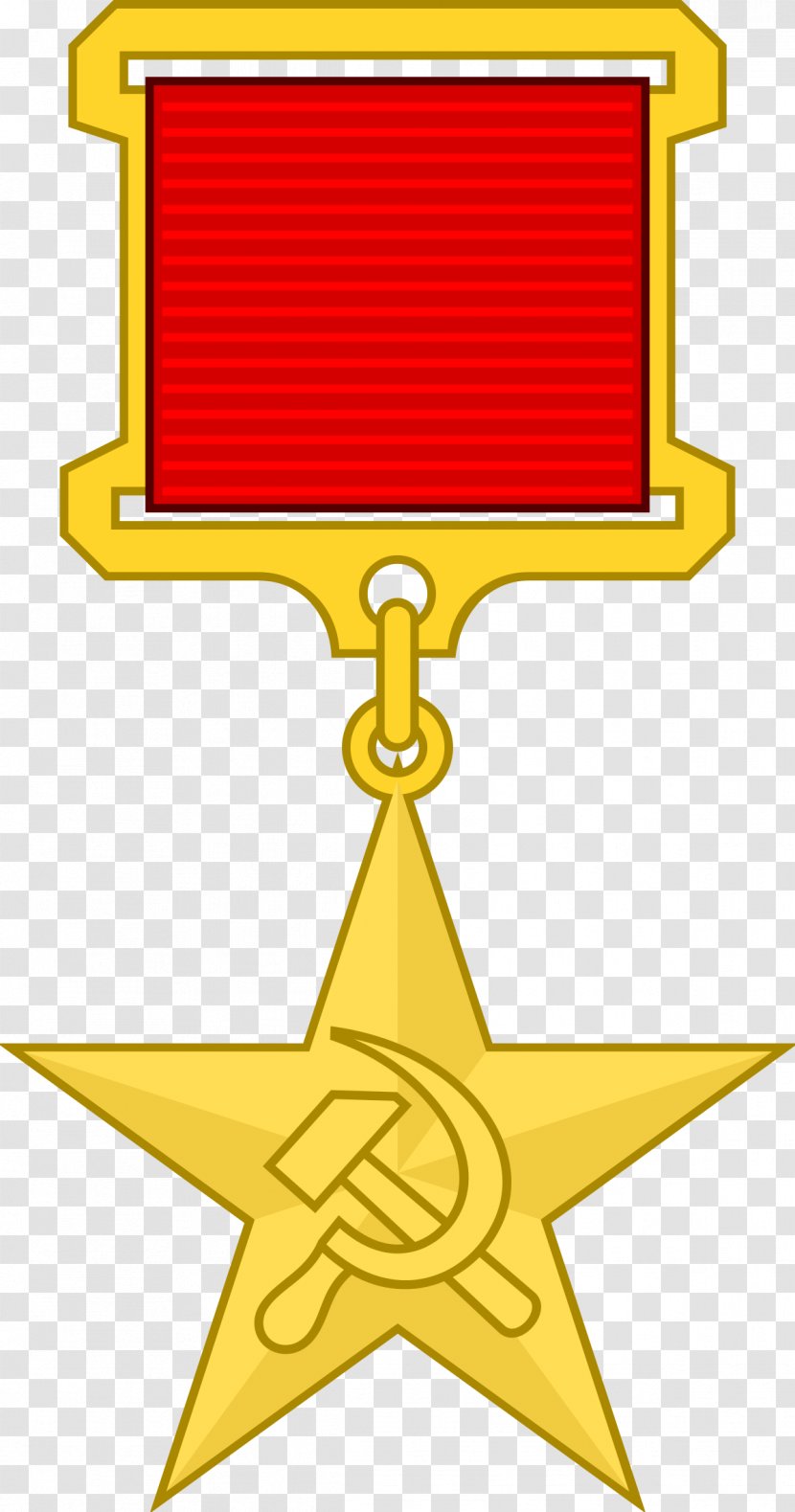 Hero Of The Soviet Union Russia Socialist Labour - Medal Transparent PNG