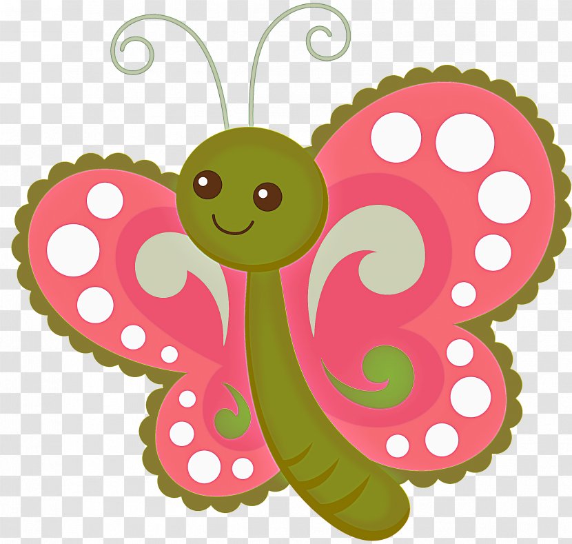 Butterfly Pink Insect Clip Art Moths And Butterflies - Pollinator Transparent PNG