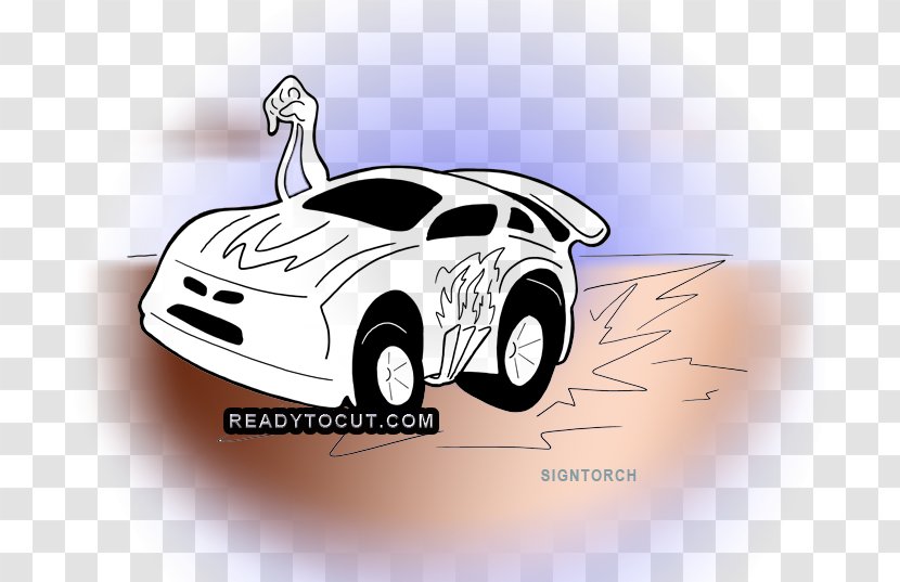 Sports Car Model Automotive Design - Limo Vector Transparent PNG