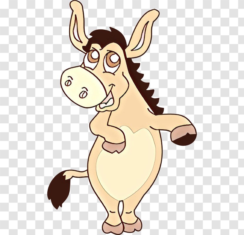 Donkey Mule Clip Art Cartoon - Nose - Animation Transparent PNG