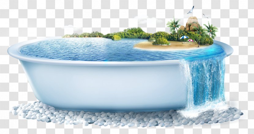 Haikou Bathtub Creativity - Creative Seaview Resort Transparent PNG