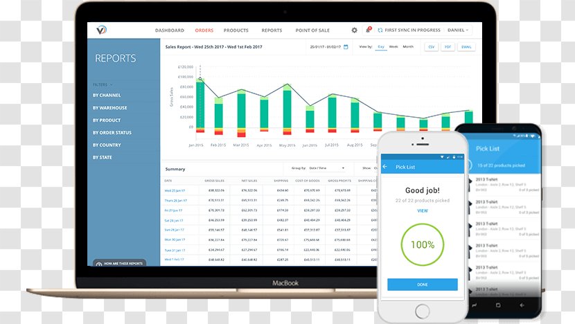 Inventory Management Software Warehouse System Stock - Electronics Transparent PNG