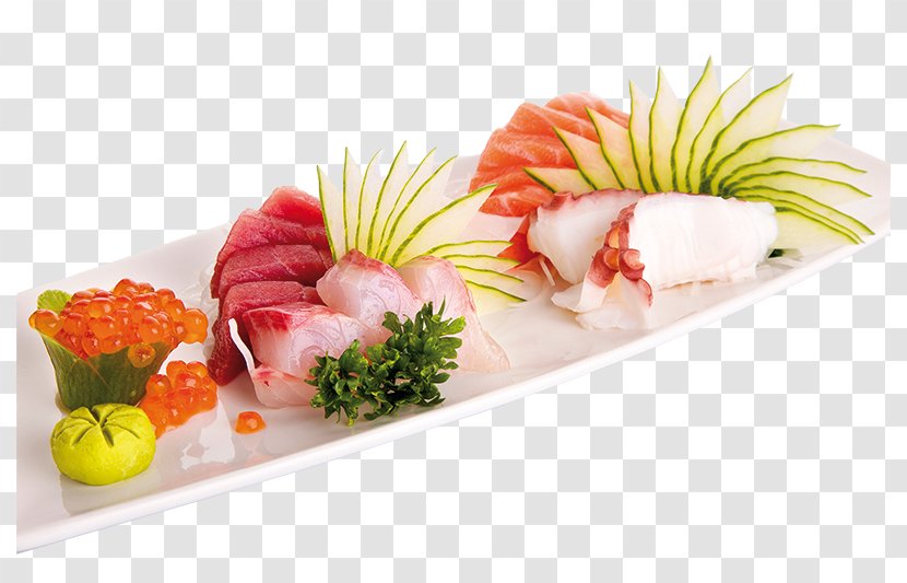 Sashimi Sushi Tempura Crudo Sake - Garnish Transparent PNG