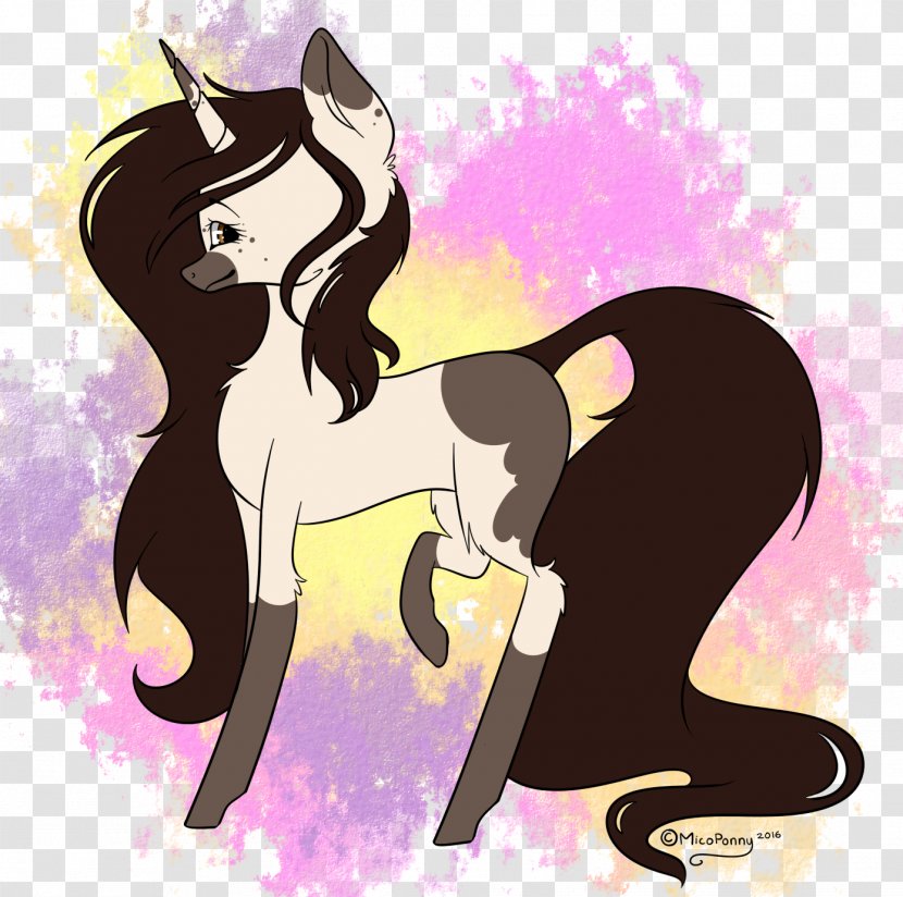 Mustang Stallion Pink M Cartoon - Horse Transparent PNG