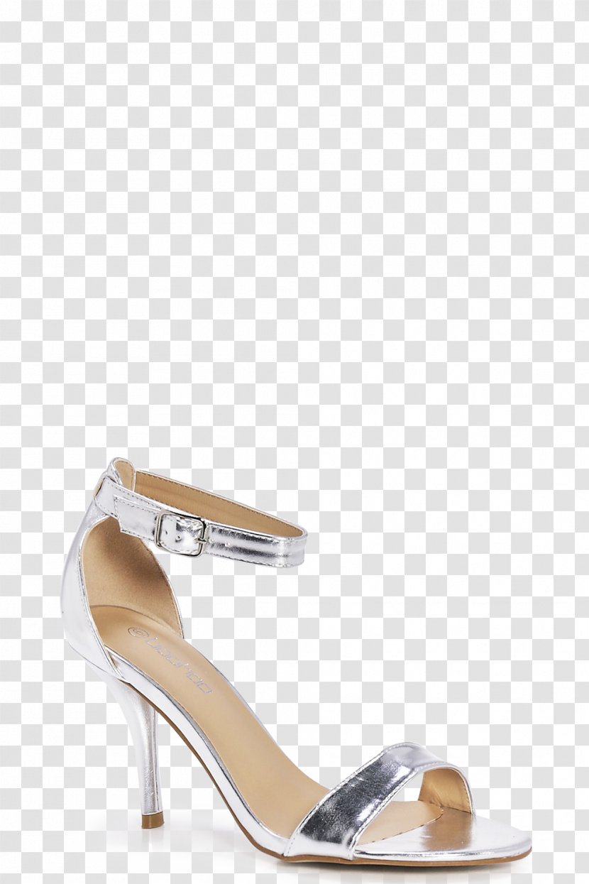 High-heeled Shoe Silver Absatz - Metal Transparent PNG