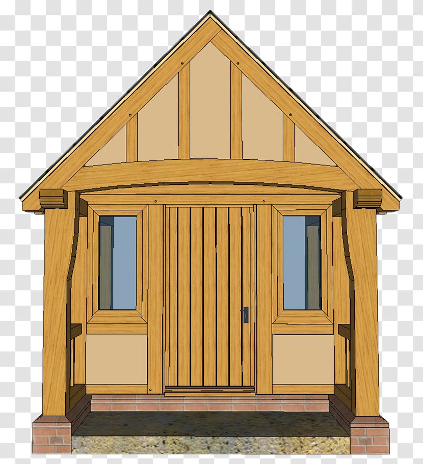 Shed House Timber Framing Porch - Aframe Transparent PNG