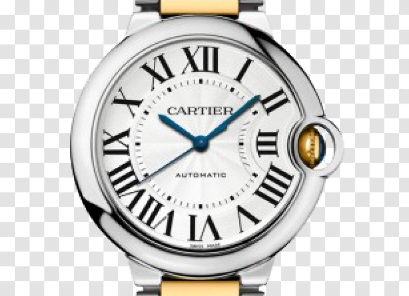 Cartier Ballon Bleu Automatic Watch Cabochon Transparent PNG