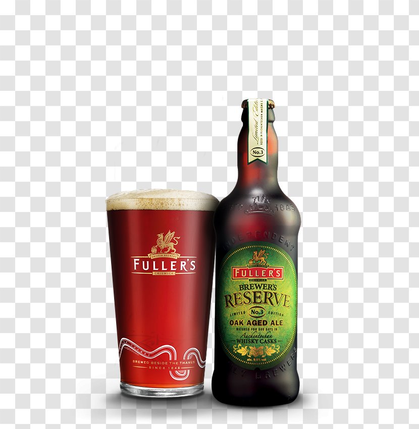 India Pale Ale Fuller's Brewery Beer Old - Glass Bottle Transparent PNG