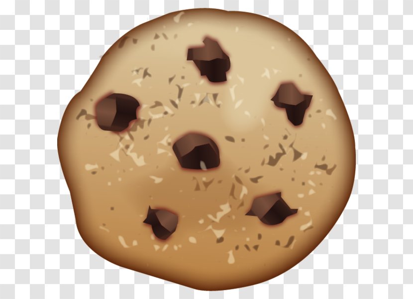 Chocolate Chip Cookie Emoji Sticker HTTP - Thumb Signal - Cookies Transparent PNG