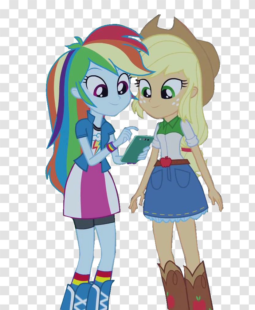 Applejack Rainbow Dash My Little Pony: Equestria Girls Sunset Shimmer - Tree - Heart Transparent PNG