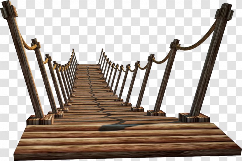 Timber Bridge Suspension Wood - 3d Computer Graphics - Balcony Transparent PNG