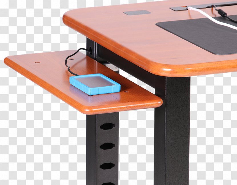 Computer Desk Table Shelf - Bookcase Transparent PNG