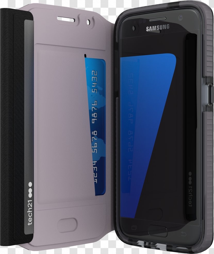 Samsung GALAXY S7 Edge IPhone 8 Galaxy S6 Wallet - Black Transparent PNG