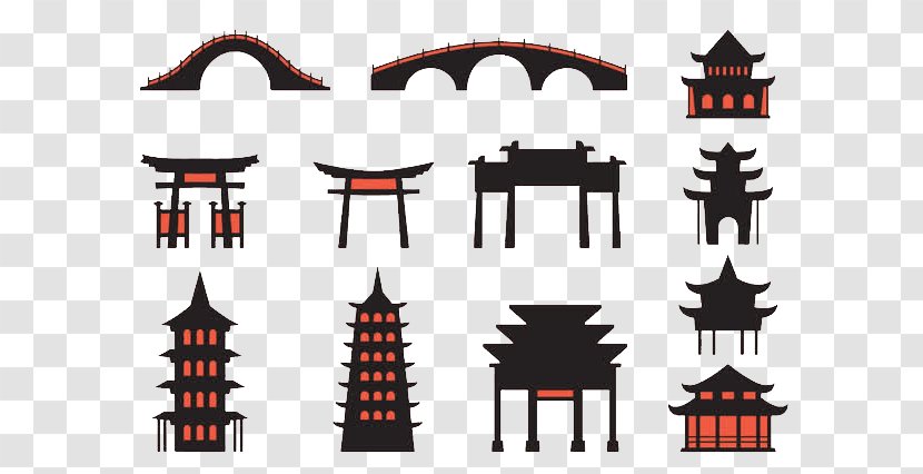Japanese Architecture Temple Building - Chinese Transparent PNG