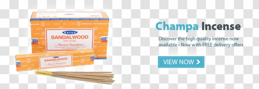 Nag Champa Sandalwood Incense Brand Material - Sticks Transparent PNG