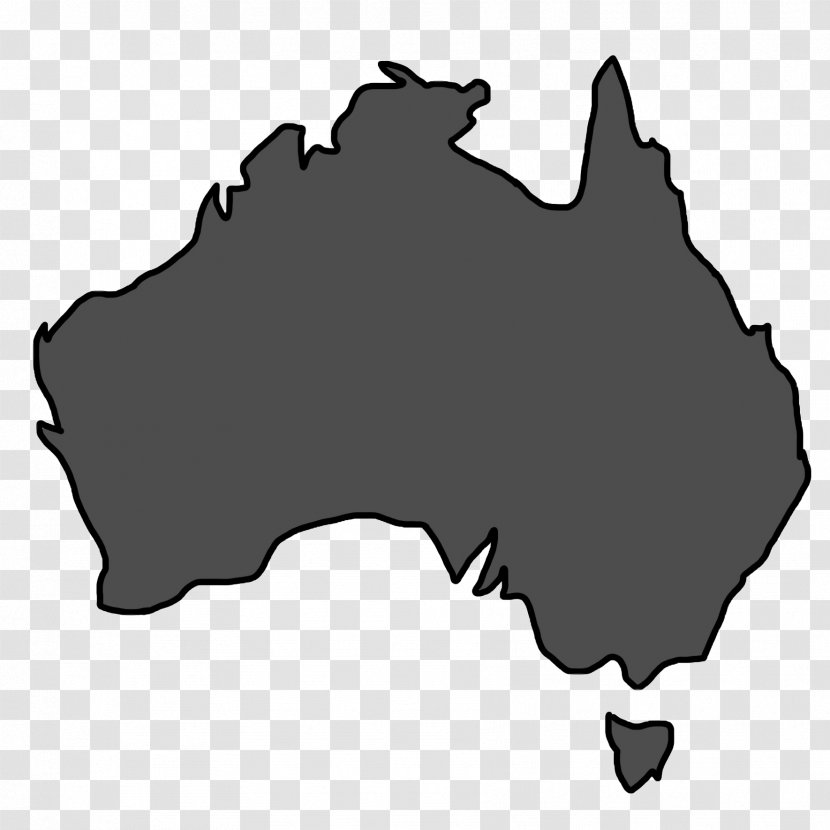 Australia Map - Dog Like Mammal Transparent PNG