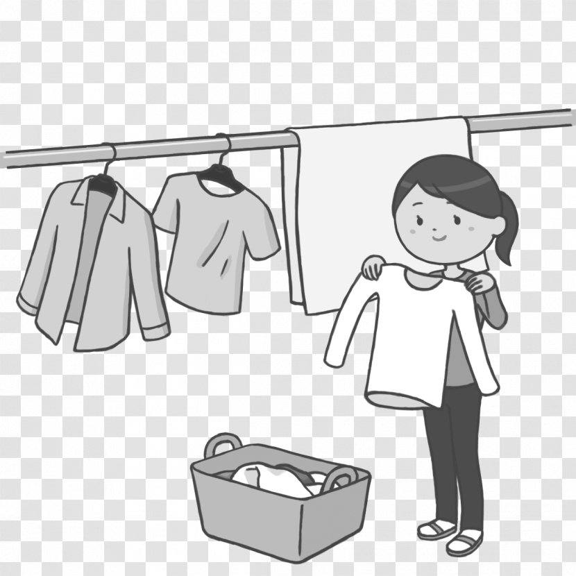 Cartoon Nursing Care Everyday Life - Uniform - Washing Clothes Transparent PNG