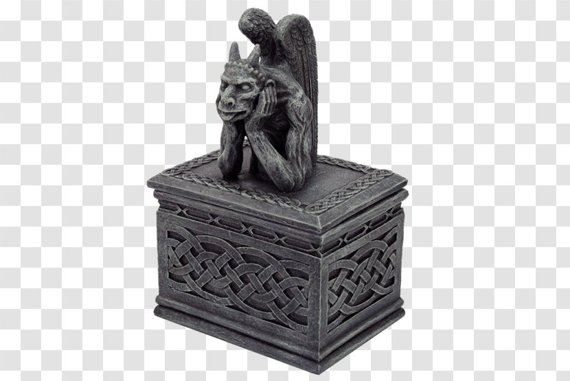 Notre-Dame De Paris Gargoyle Sculpture Statue Stone Carving - Jewelry Box Transparent PNG