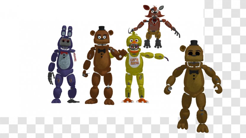 Five Nights At Freddy's 2 Freddy's: Sister Location 4 Animatronics Art - Game - Line Shading Transparent PNG