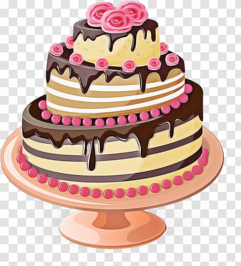 Cake Decorating Food Pink Dessert - Sugar Paste - Icing Pasteles Transparent PNG