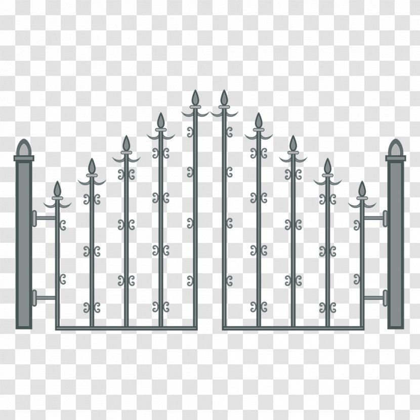Fence Gate Door - Games - Ancient Spear Metal Transparent PNG